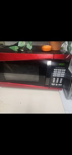 Hamilton Beach Microwave Oven Red