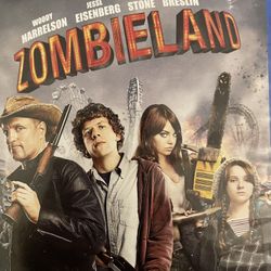 ZOMBIELAND (Blu-Ray + DVD-2009) Woody Harrelson + Emma Stone!
