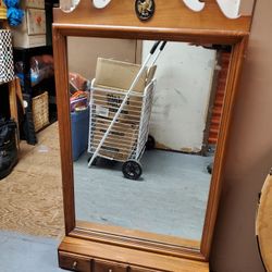 Large Dresser/Vanity Mirror With Drawer 