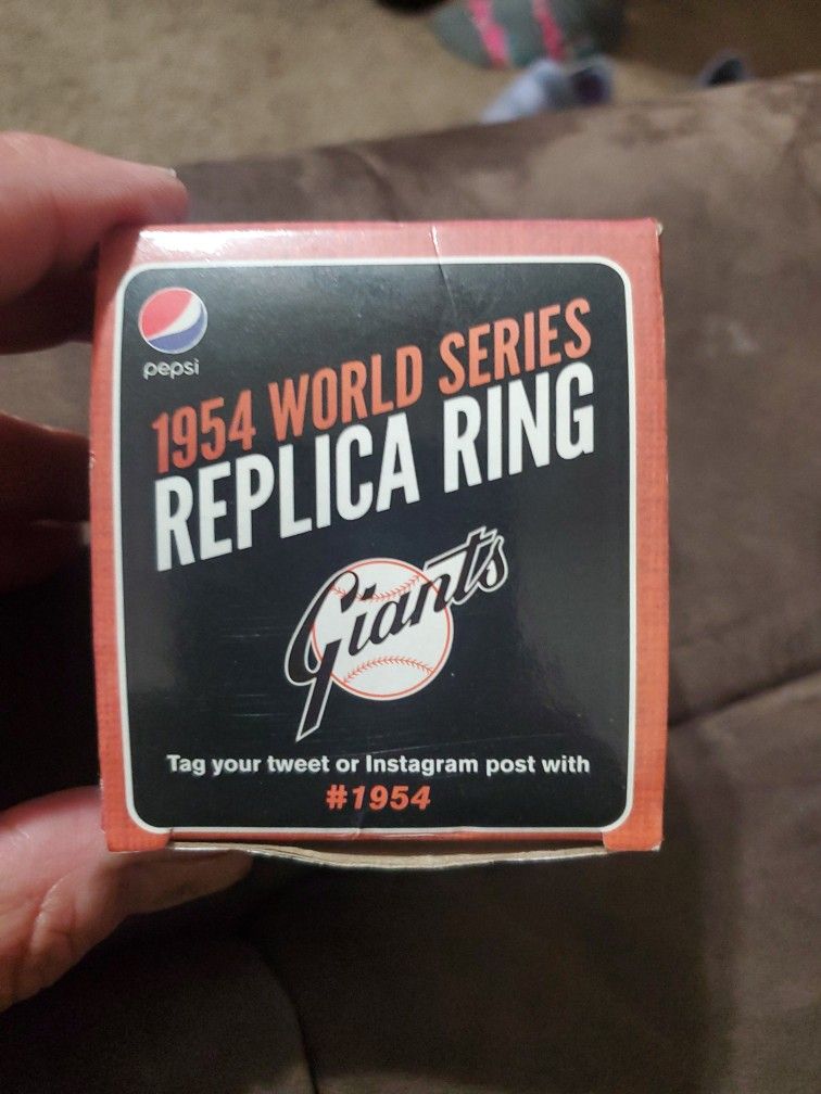 Sf Giants Ring 1954 World Series