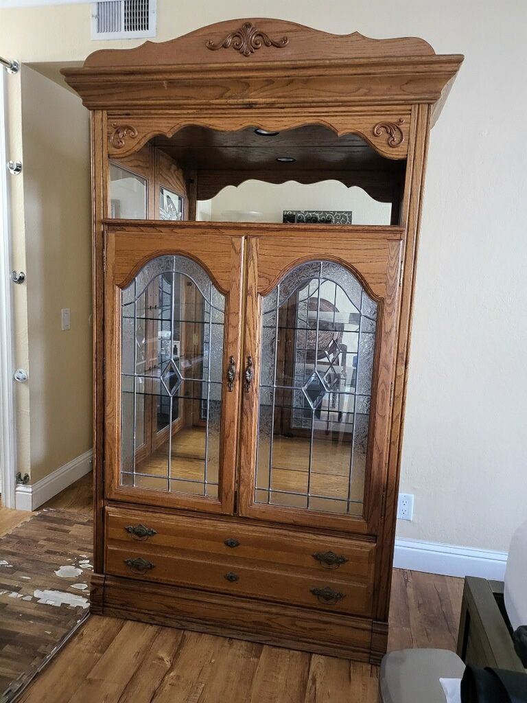 Wood China Cabinet