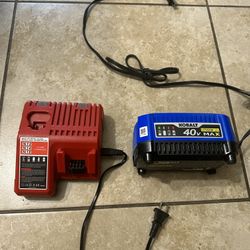 M18 M12 Charge And Kobalt 40v Charger
