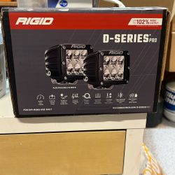 Rigid D-Series Pro Flood Lights SM/2 New Unused Off-road Use Only