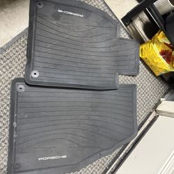 Porsche Cayman 714 all weather floor mats