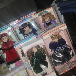 Rose & Victorian Collection Porcelain Dolls