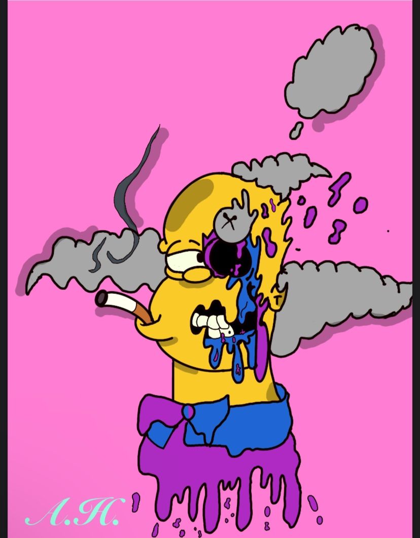 Unique Cartoon Style Drawing