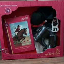 OG Read & Play Set in its original box. Never opened!  Super cute & perfect for any 18” doll!! 