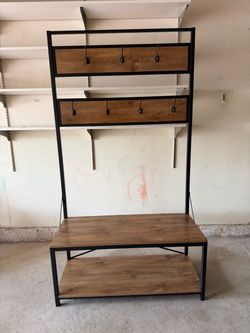 Coat Rack and Storage