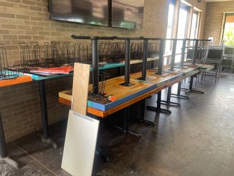 Tables/ chairs/ high chairs