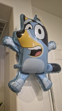 Free bluey bday balloons and banner