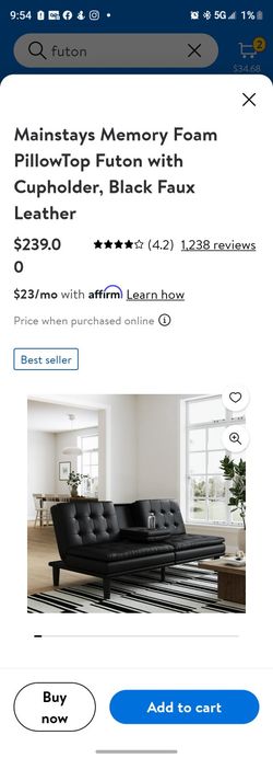 MAINSTAY MEMORY FOAM FUTON