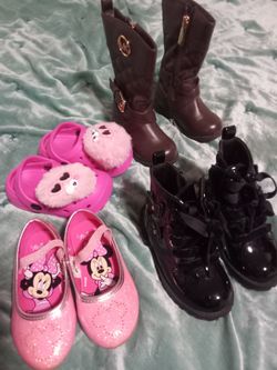 Size 5&6 toddler girl shoes 5pairs shoes bundle!