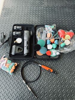 SPTA Mini Polisher with attachments.