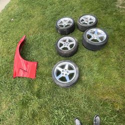 All Parts For A C6 Corvette Right Passenger Fender tires and Rims