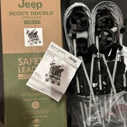 BRAND NEW Jeep Scout Double Stroller