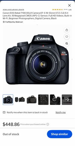 Canon EOS Rebel T100