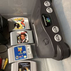 nintendo 64 console and games for sale