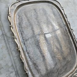 Vintage FB Rogers Silver Co.  Electric Serving Tray