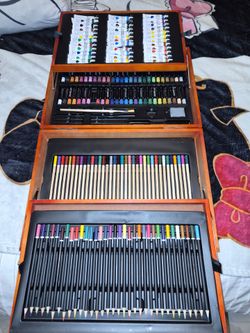 Art kit pastel pencils, etc