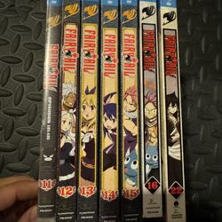 Fairy Tail Anime Manga Blu Ray DVD Sets