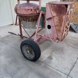 Gas Heavy Duty Cement Mixer Towable