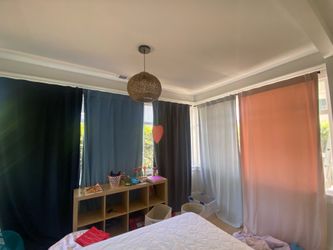 6 panels blackout curtains set