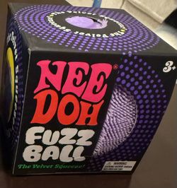 NeeDoh fuzz ball purple