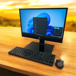 Dell i7 8th Gen 6 Core Full HD PC AIO Desktop / Windows 11 Pro / SSD 500GB / RAM 8GB / WiFi AC / Bluetooth / Keyboard & mice
