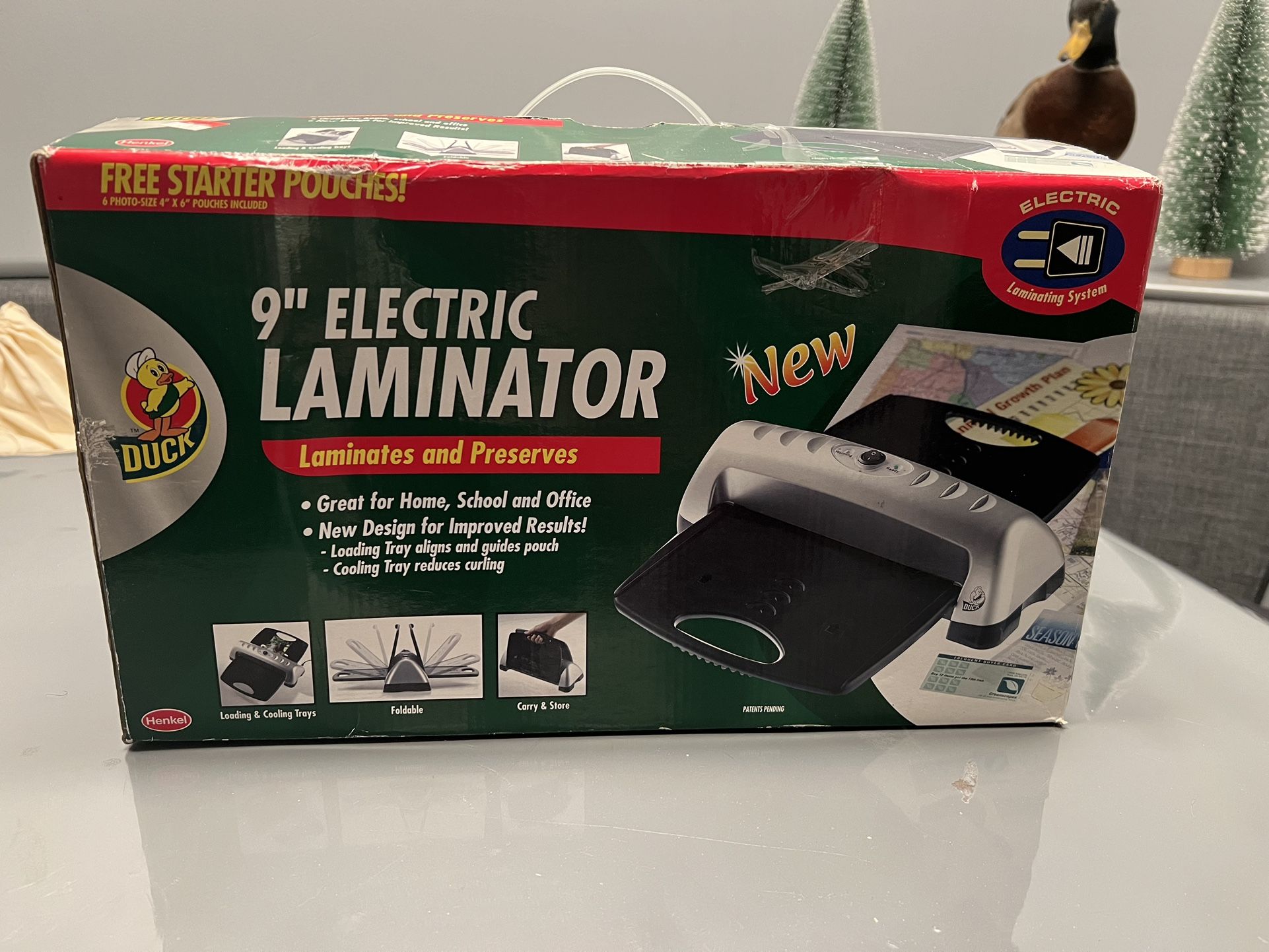 Henkel DUCK 9" Electric Laminator in Open Box