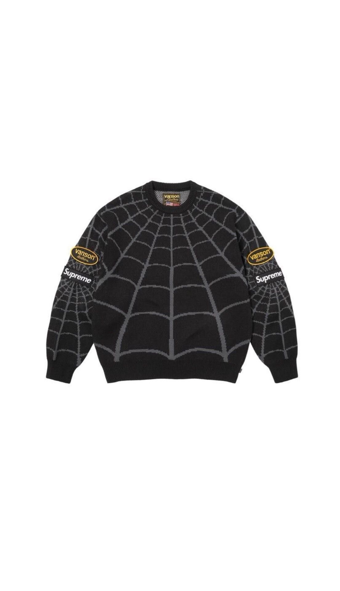 Brand new supreme vanson leathers Spider-Man sweater for Sale in