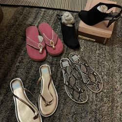 Ladies Sandals AND Heels $25 Make An Offer BRAND NEW OR worn once ALL EXCELLENT CONDITION