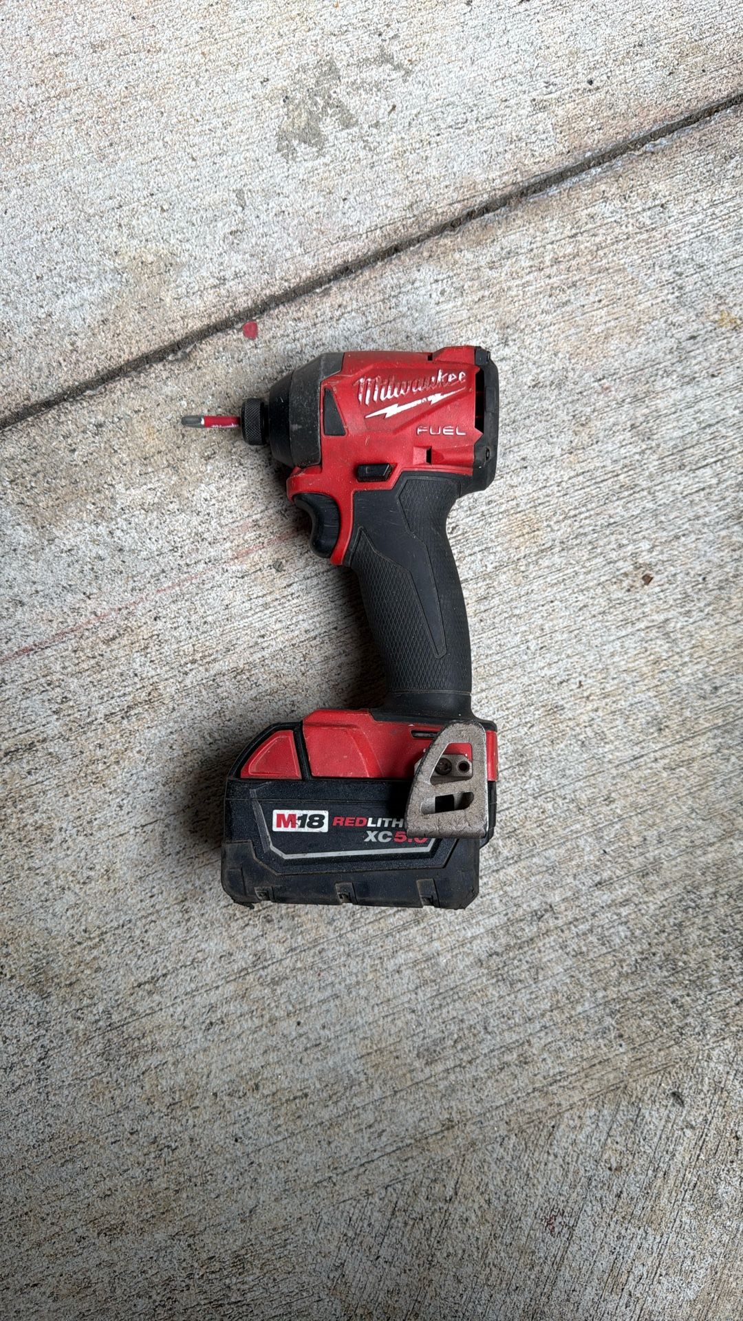 Milwaukee Fuel Impact Drill With Battery