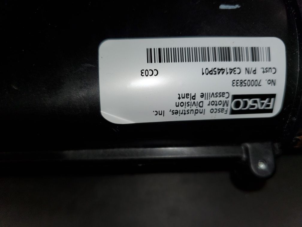 Trane XV90 inducer