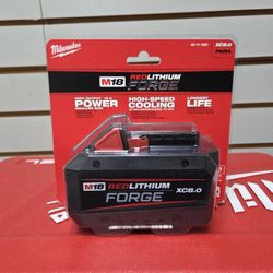 NEW Genuine Milwaukee M18 XC 8.0 Forge Battery
