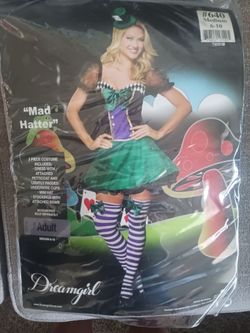 Dreamgirl Mad Hatter Costume Adult Medium