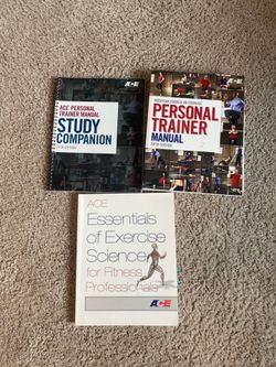ACE personal training study books