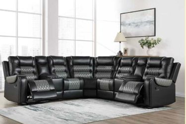 New reclining sectional