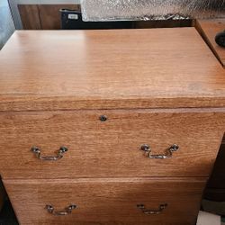 Large Lockable Wooden File Cabinets