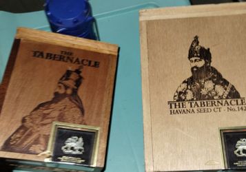cigar boxes $1