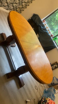 Wood table