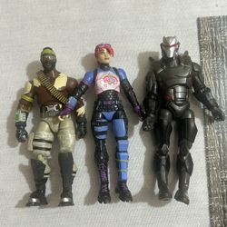 Fortnite action figure lot 4”