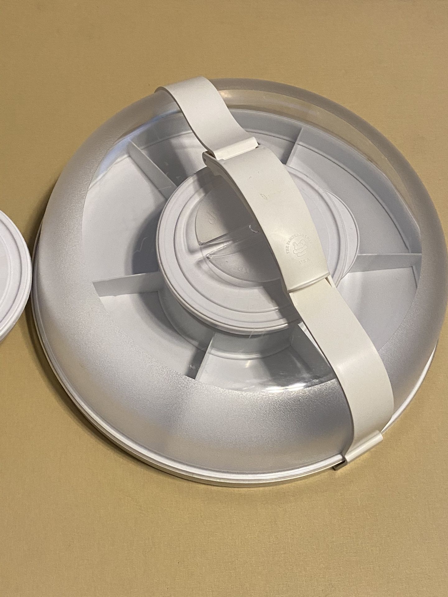 Pampered Chef Chillzane Platter, Divider Insert, Lid, Carry Handle And Two Bowls W Lids, $35