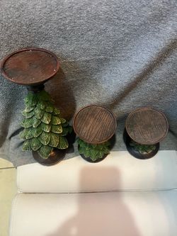 Set of 3 Christmas tree set