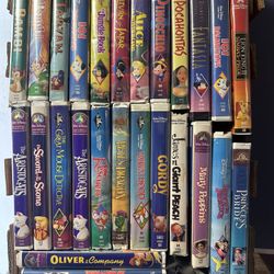 VHS DISNEY MOVIES