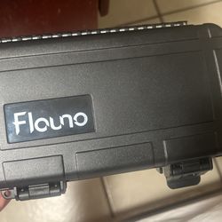 Flanbo 5 Count Waterproof Travel Cigar Humidor Case w/ Cutter Black