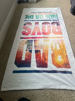Bad boys ride or die beach towel brand new!