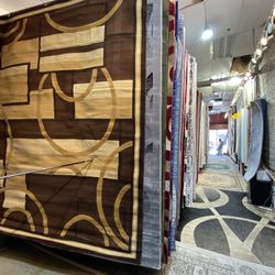 8x10 Area Rugs Carpet Rugs Modern Design Thick Colors Brown Beige