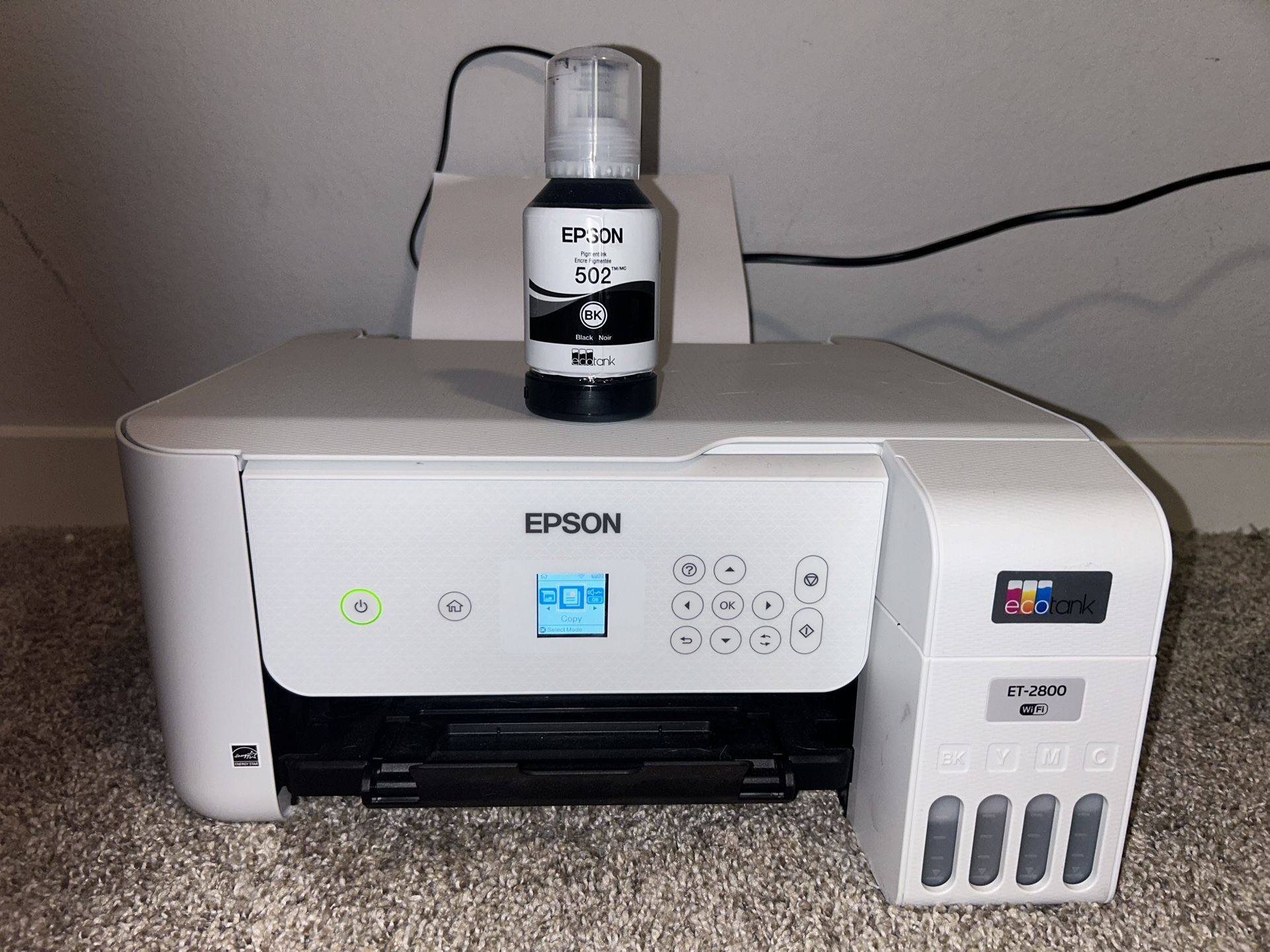 Epson EcoTank ET-2800 Wireless Color All-in-One Cartridge-Free Supertank Printer