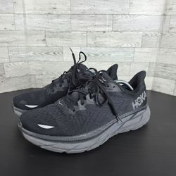 HOKA Clifton 8 'Black' Mens size 13D Athletic Training Shoes