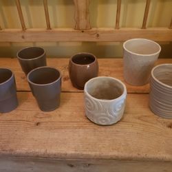 Seven Taupe/ Dark Taupe Planters